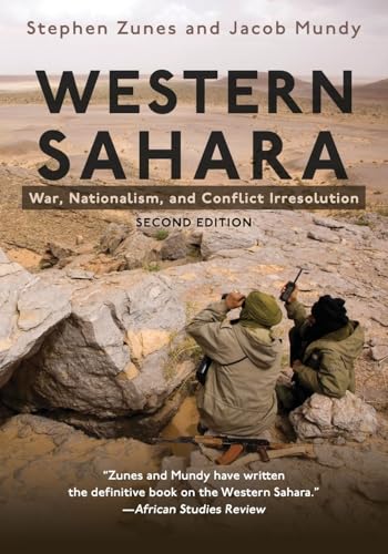 Book cover: "Western Sahara" with soldiers in a desert landscape.