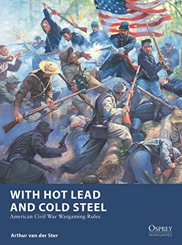 Painting of American Civil War soldiers in combat with an American flag above them.