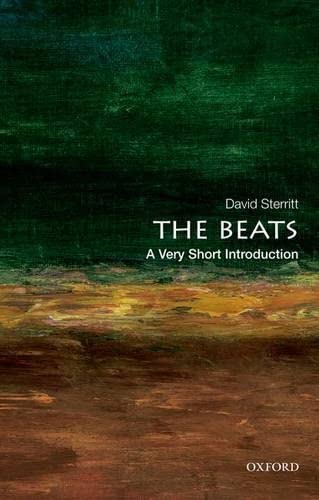 Book cover: "The Beats" by David Sterritt, with abstract green and gold art.