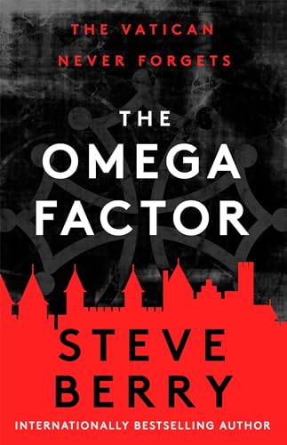 Book cover: "The Omega Factor" by Steve Berry, with Vatican imagery.