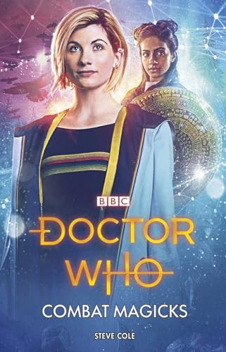 Doctor Who book cover featuring the Thirteenth Doctor and Yaz, with magical symbols.