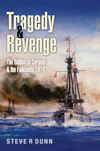 Book cover featuring a painting of naval warships at sea during a battle.