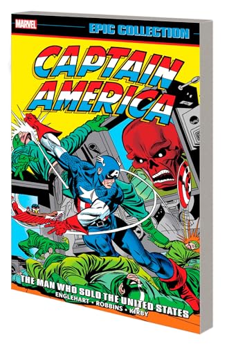 Captain America comic book cover featuring a fight scene with Red Skull.