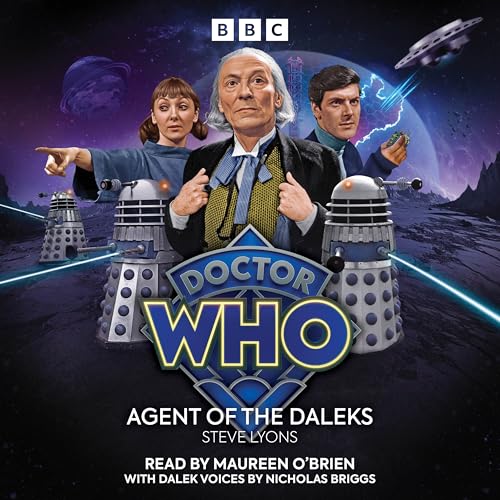 Cover art for Doctor Who:SCBH Agent of the Daleks featuring characters and Daleks.