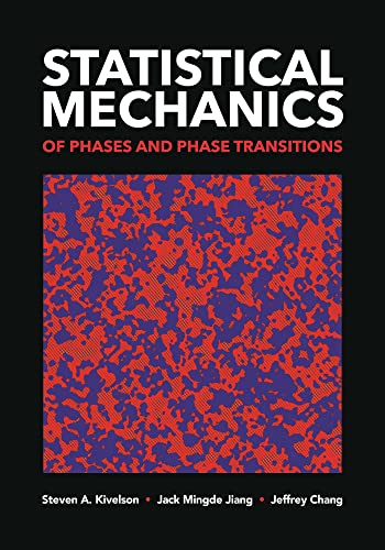 Book cover: "Statistical Mechanics" with abstract red and purple pattern.