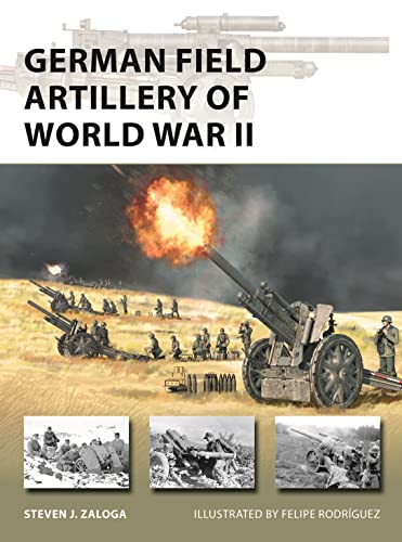 Book cover depicting German WWII artillery and a battlefield explosion.