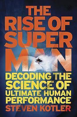 Book cover: "The Rise of Superman" with a wingsuited figure.