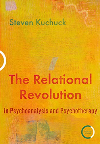 Book cover: "The Relational Revolution" by Steven Kuchuck, yellow background.
