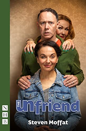 Play cover featuring three actors, with title "The Unfriend" below.