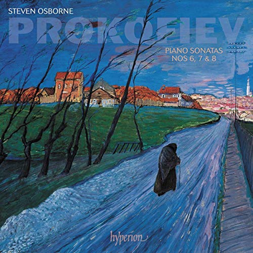 A CD cover featuring a painting of a person walking down a road.