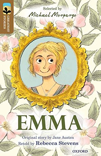 Book cover featuring a portrait of a young woman named Emma.