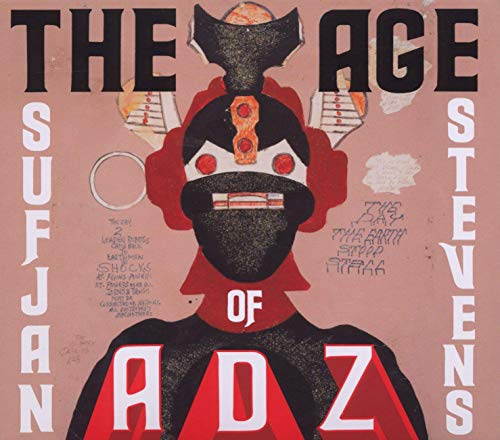 CD cover for Sufjan Stevens’ “The Age of Adz” with abstract figure.