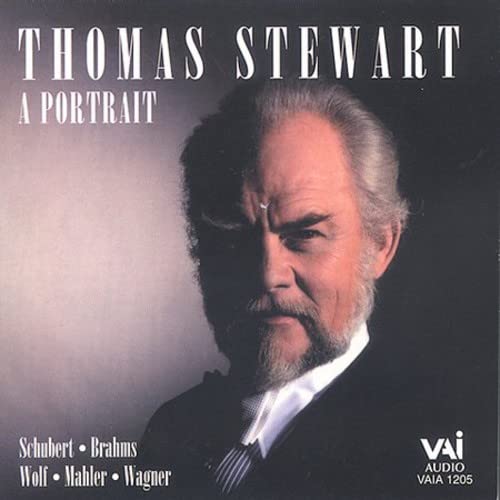 CD cover featuring a portrait of singer Thomas Stewart with gray hair and beard.