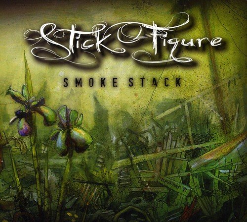 CD cover for Stick Figure’s “Smoke Stack” with swamp flora.