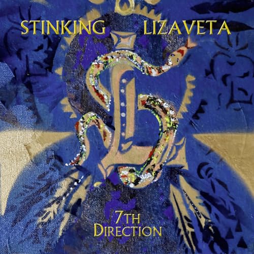 CD cover: blue background, golden text, and a winding, colorful snake.