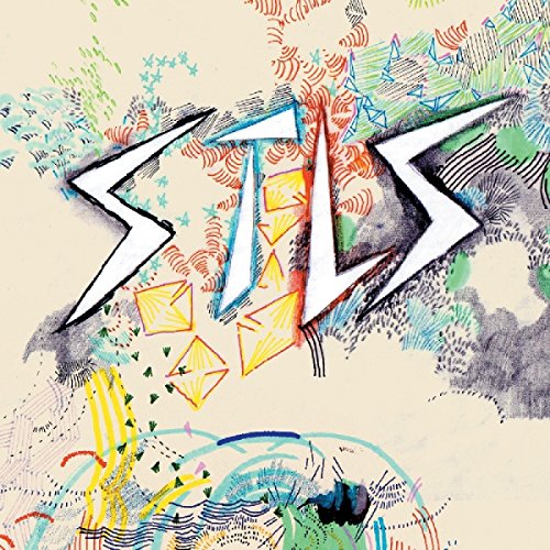 Vinyl record cover with abstract, colorful doodle-style artwork and "STLS" text.