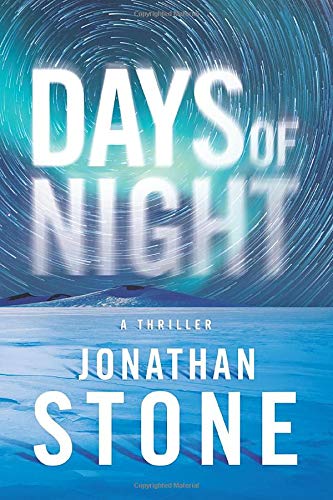 Book cover: "Days of Night" with swirling aurora and snowy landscape.