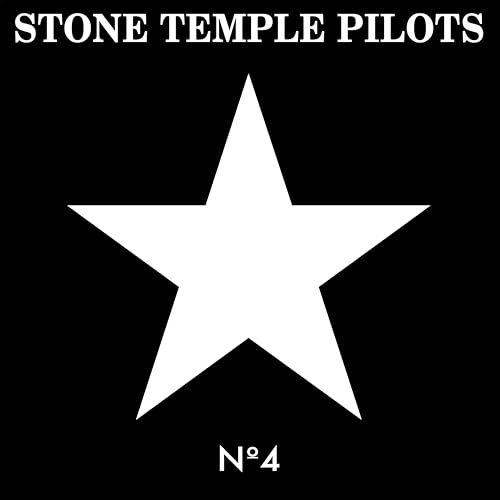 Stone Temple Pilots "No. 4" album cover: black background with white star.