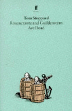 Book cover with light green background, title text, and two people inside wooden barrels.