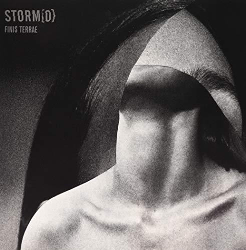 Black and white album cover featuring a partially obscured face.