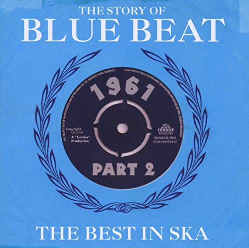 CD cover for "Story Of Blue Beat 1961 Pt. 2" with record label design.