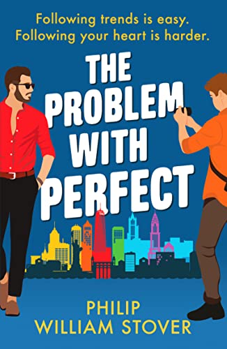 Book cover featuring two illustrated men and a city skyline.