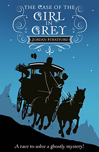 Book cover: Silhouette of a horse-drawn carriage and rider against a blue sky.