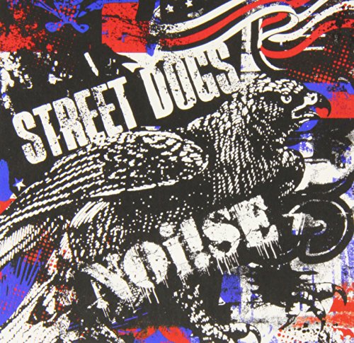 CD cover with distressed American flag, eagle, and band names.