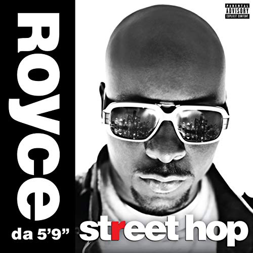 CD cover for Royce da 5'9"’s “Street Hop” featuring a close-up portrait.