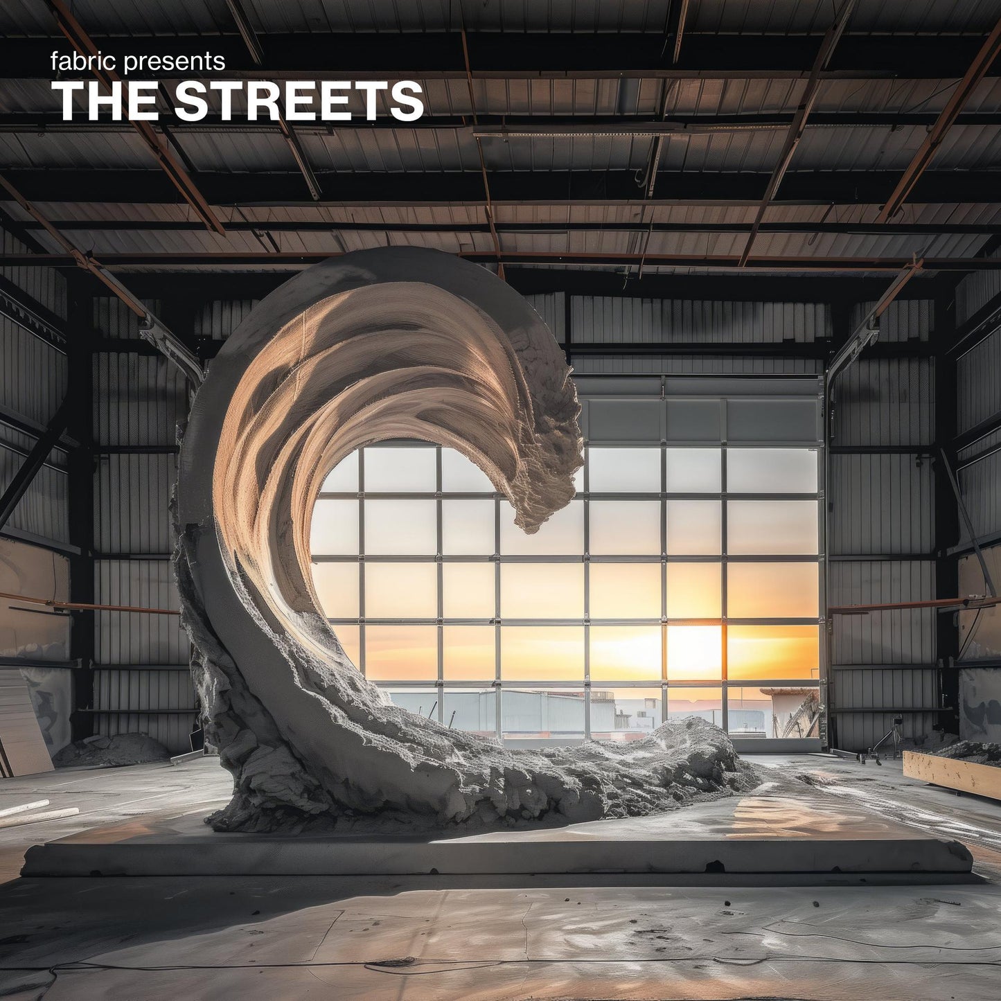 Album cover for āThe Streetsā featuring a large, swirling concrete wave.