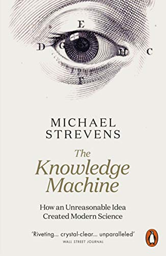 Book cover: close-up of an eye with text “The Knowledge Machine” below.