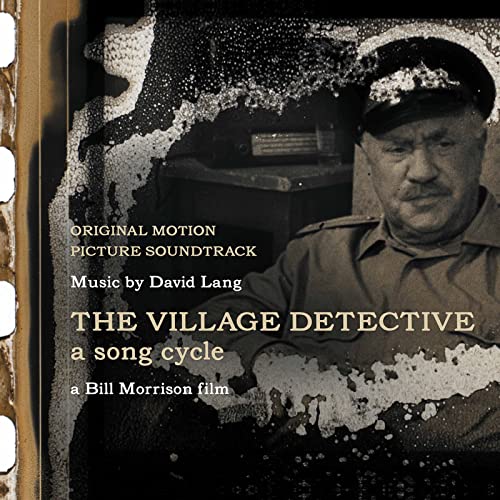 Soundtrack album cover featuring a man in a cap, distressed film border.