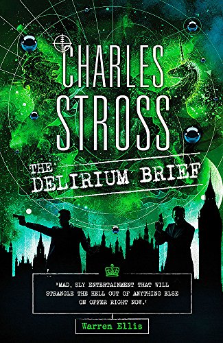 Book cover: green nebula, silhouettes with guns, and author Charles Stross.