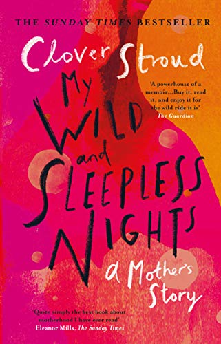 Book cover with red and pink abstract paint, title “My Wild and Sleepless Nights.”