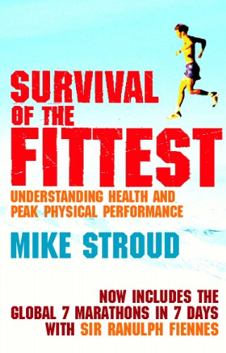 Book cover: "Survival Of The Fittest" with a runner silhouette.