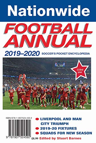 Nationwide Football Annual 2019-2020 cover with celebrating football team.