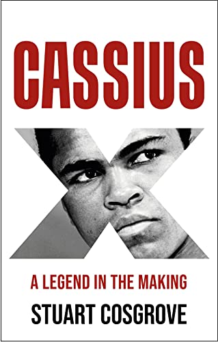 Book cover featuring a black and white portrait of Cassius Clay.