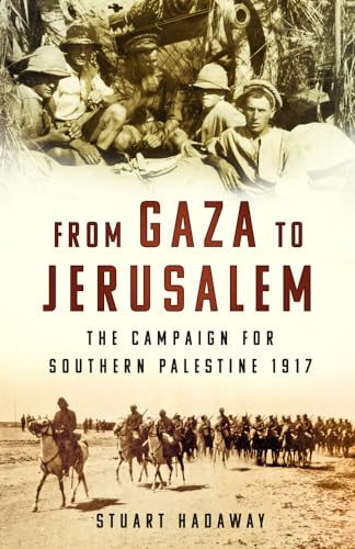 Book cover: soldiers on horseback, historical campaign in Palestine, 1917.
