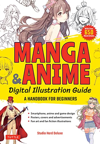 Book cover featuring colorful manga and anime character illustrations.