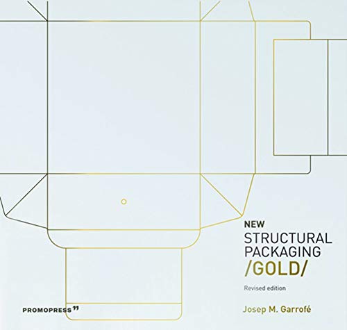 White book cover with gold lines depicting packaging structure diagrams.