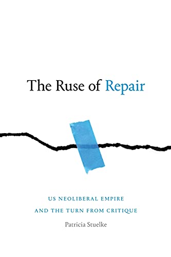 Book cover with title, author, and a taped-over jagged black line.