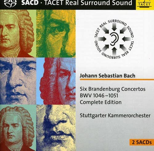 CD cover for Bach’s Brandenburg Concertos performed by Stuttgarter Kammerorchester.