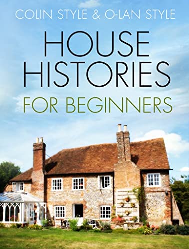 Book cover: “House Histories for Beginners” with a historic house image.