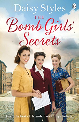Book cover featuring three women in vintage clothing, wartime setting.