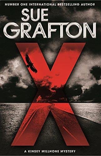 Book cover for "X" by Sue Grafton featuring a large red letter.