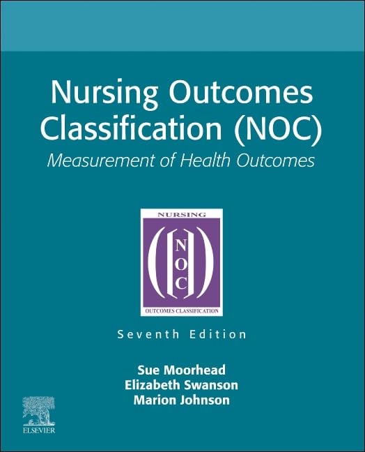 Book cover for "Nursing Outcomes Classification (NOC)" seventh edition.