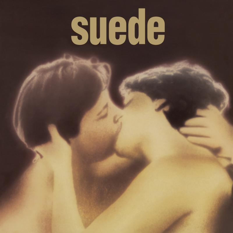 Album cover for Suede, featuring two figures in a close embrace.