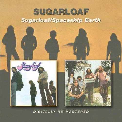 CD cover for Sugarloaf’s “Sugarloaf/Spaceship Earth” featuring band silhouettes.
