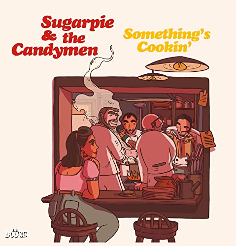 CD cover: illustrated diner scene with people cooking and eating.