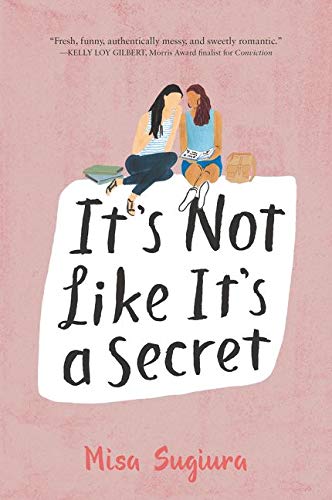 Book cover: two women sitting close, pink background, bold title.